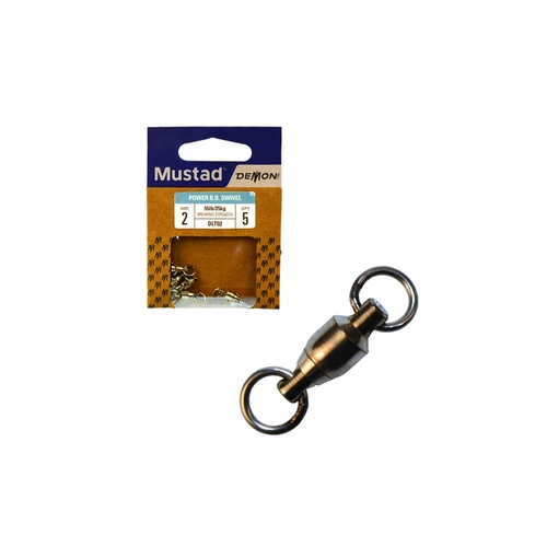 Mustad Bb Swivel W/ Welded Rin gs 2 5db/csomag