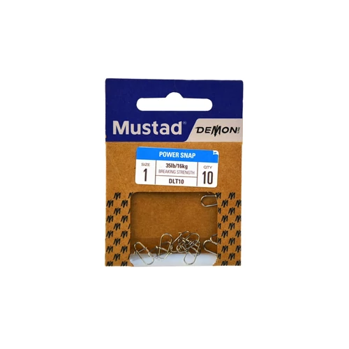 Mustad Power Lure Snap 2 10db/csomag