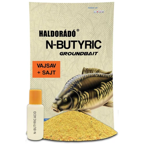 Haldorádó N-Butyric Groundbait - Vajsav + Sajt etetőanyag
