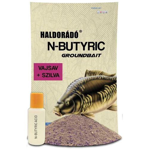 Haldorádó N-Butyric Groundbait - Vajsav + Szilva etetőanyag