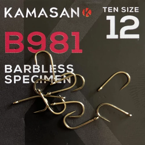 Kamasan B981 10-es szakáll nélküli horog