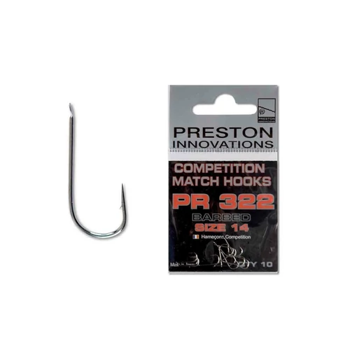 Preston Competition Hooks 322 - size 22