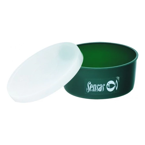 Sensas Csali doboz Bait Box Round Green M