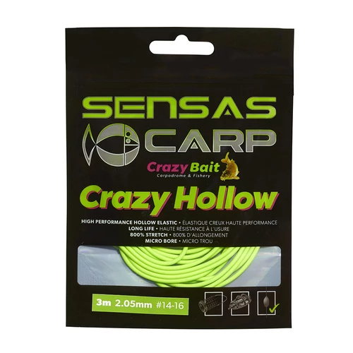 Sensas Csőgumi crazy hollow soft 800 3m 2,05 mm