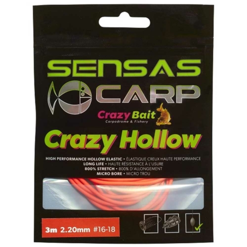 Sensas Csőgumi Crazy Hollow 5m 2,2mm