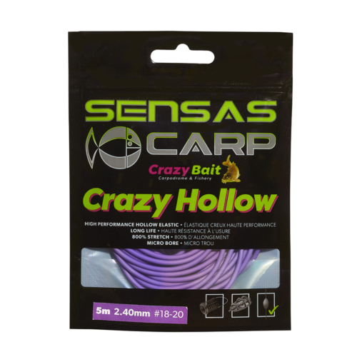 Sensas Csőgumi Crazy Hollow 5m 2,4mm