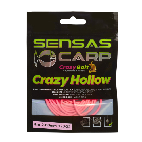 Sensas Crazy Hollow Elastic Soft csőgumi