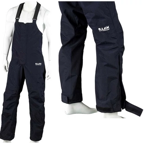 ILLEX Nadrág Bib Black Illex Rain M