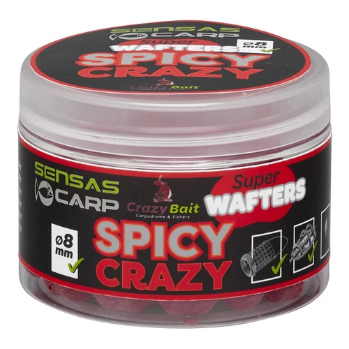 Sensas Wafters Super Spicy Crazy (fűszer) 8mm 80g
