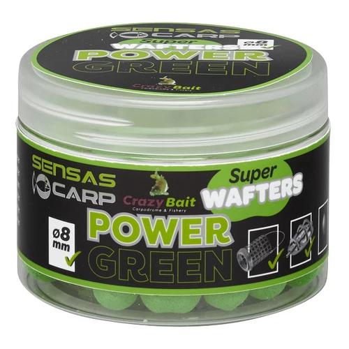 Sensas Wafters Super Power Green (fokhagyma) 8mm 80g