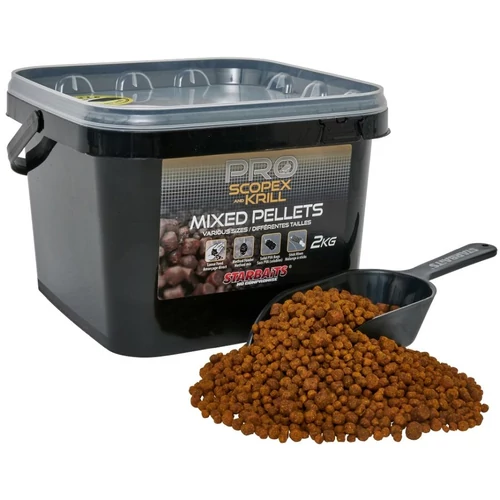 Starbaits Pellet Mixed Pro Scopex Krill 2kg