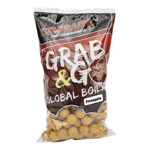 Starbaits Grab & Go Global Boilies PINEAPPLE (ananász) 20mm 1kg bojli