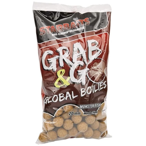 Starbaits Grab & Go Global boilies MEGA FISH (hal)20mm 1kg bojli