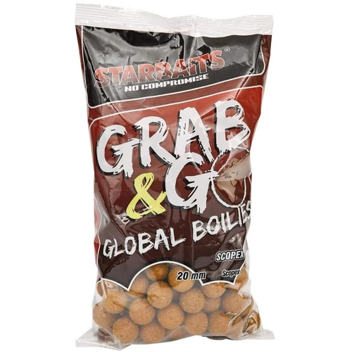 Starbaits Grab & Go Global boilies SCOPEX 20mm 1kg bojli