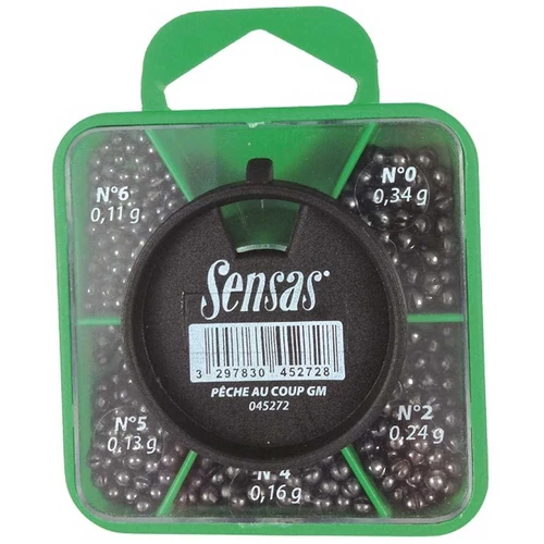 Sensas Sörét ólom szett 5 Sizes 6-0