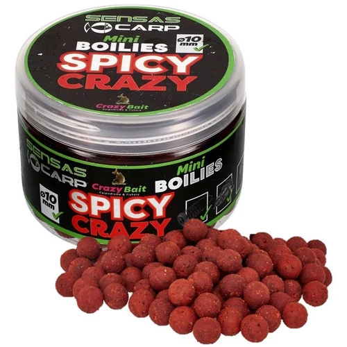 Sensas Mini Boilies Crazy Spicy (fűszer) 10mm 80g
