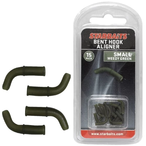 Starbaits Bent Hook Small zöld (horogbefordító) 15db