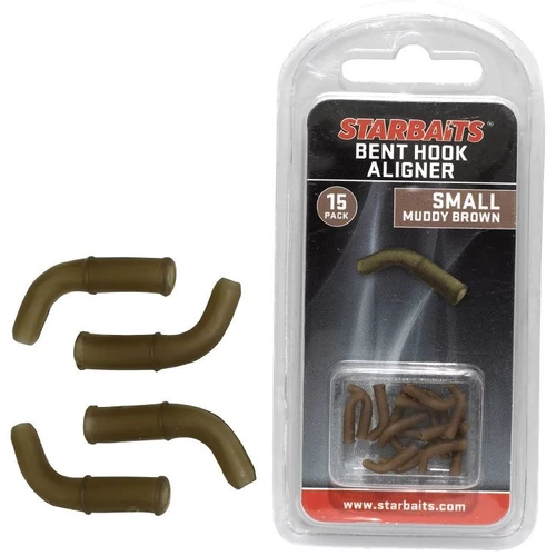 Starbaits Bent Hook Small barna (horogbefordító) 15db