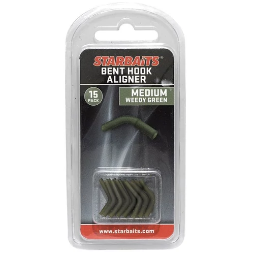 Starbaits Bent Hook Medium zöld (horogbefordító) 15db