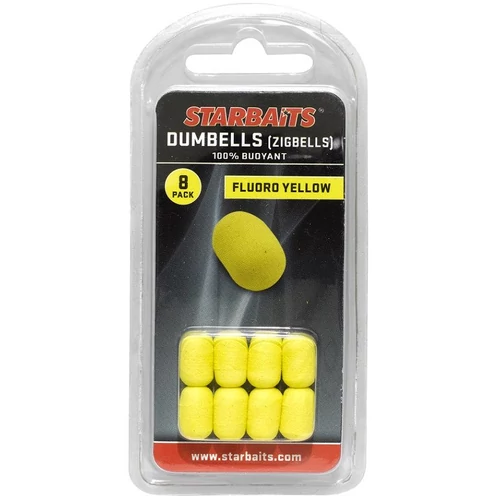 Starbaits Dumbells sárga (lebegő csali) 8db