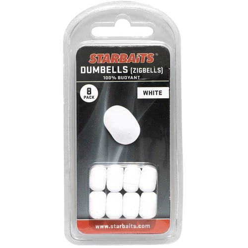 Starbaits Dumbells fehér (lebegő csali) 8db