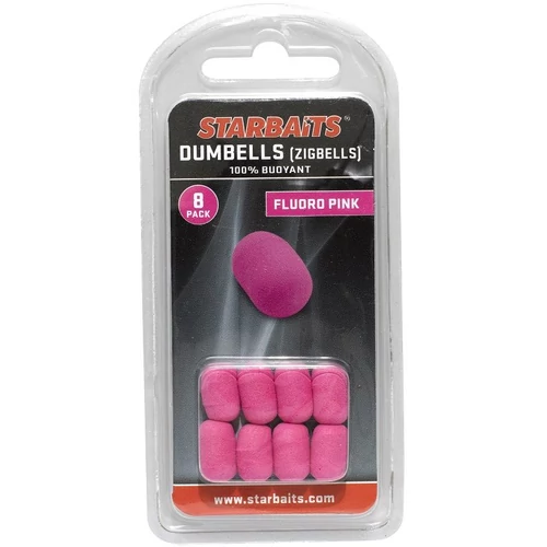 Starbaits Dumbells rózsaszín (lebegő csali) 8db