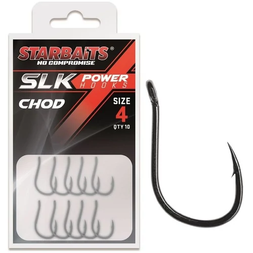 Starbaits Horog Power Hook PTFE TEFLON Chod 6 (10db)