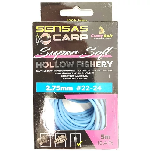 Sensas Csőgumi Hollow Fishery Super Soft 5m 2,75mm