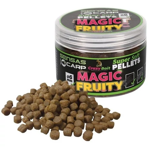 Sensas Pellet Super Soft Magic Fruity (gyümölcs) 4mm 60g
