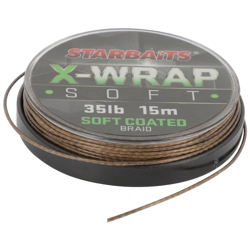 Starbaits Előkezsinór X WRAP SOFT COATED 25LB 15m