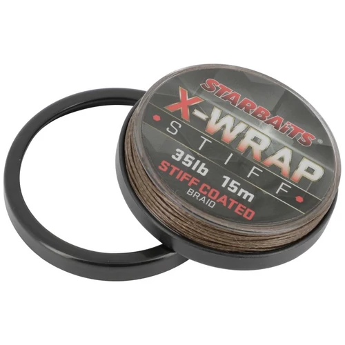 Starbaits Előkezsinór X WRAP STIFF COATED 35LB 15m