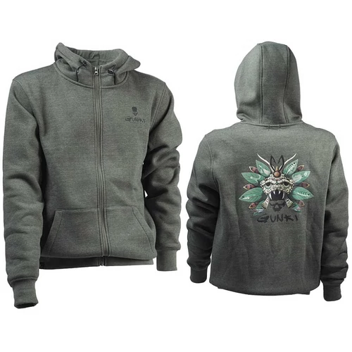 Gunki Pulóver Chief Khaki Zip Sweat XL