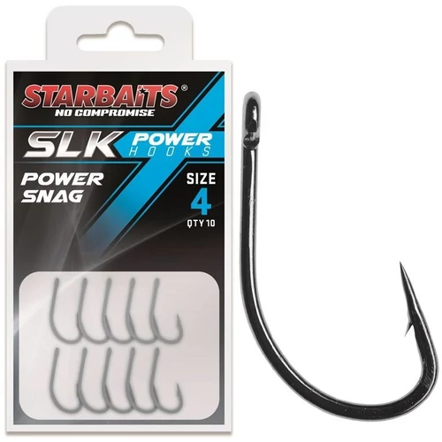 Starbaits Horog Power Hook PTFE TEFLON Power Snag 4 (10db)