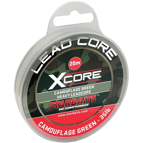 Starbaits Ólombetétes zsinór X CORE CAM GREEN 45LB 20m