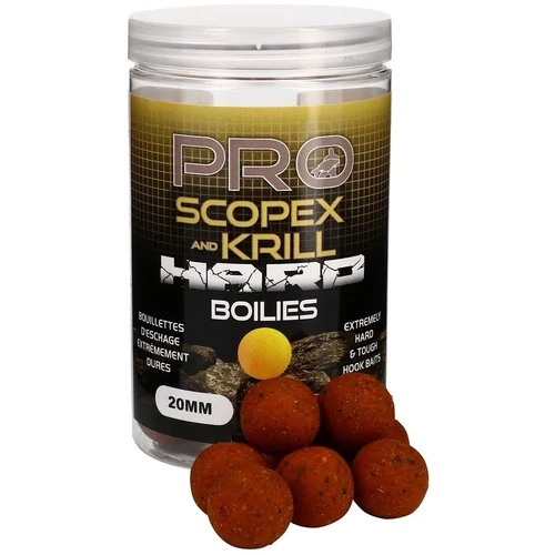 Starbaits Hard Boilies Pro Scopex Krill 200g 20mm