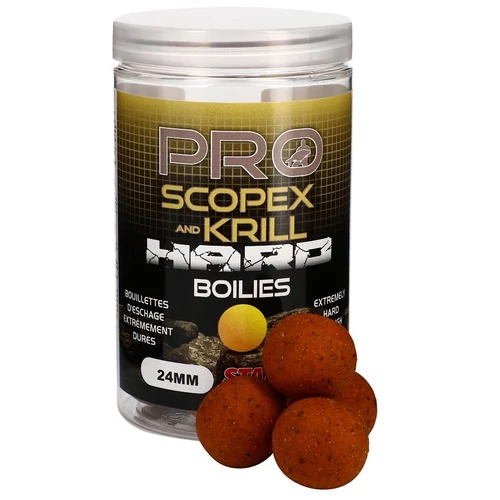 Starbaits Hard Boilies Pro Scopex Krill 200g 24mm