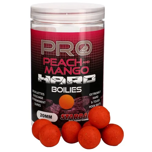 Starbaits Hard Boilies Pro Peach & Mango 200g 20mm