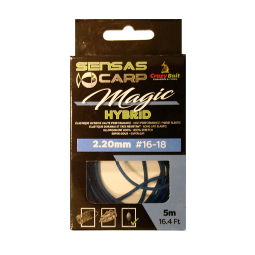 Sensas Magic Hybrid tömör hibrid gumi 2,2mm, 5m