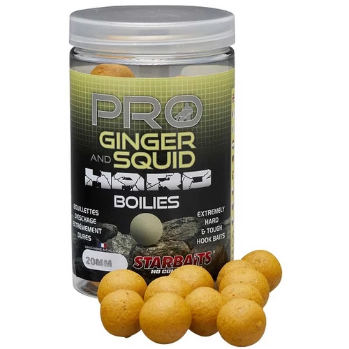 Starbaits Hard Boilies Pro Ginger Squid 200g 20mm