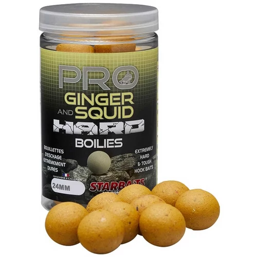 Starbaits Hard Boilies Pro Ginger Squid 200g 24mm