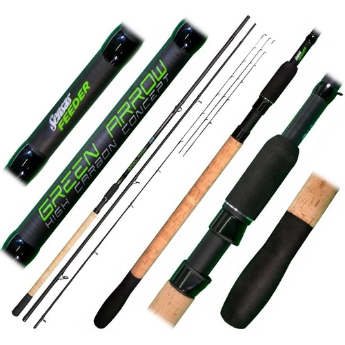 Sensas Green Arrow Feeder 3,6m Medium 50-90g (3+3)