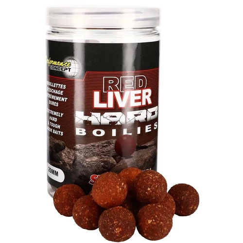 Starbaits Hard Boilies Red Liver 200g 20mm