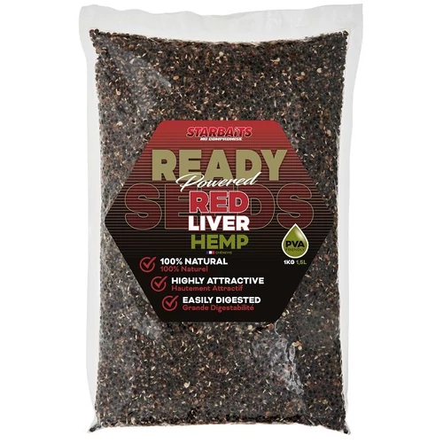 Starbaits Kender Ready Seeds Red Liver 1kg