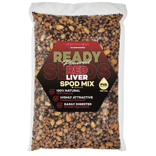 Starbaits Mag Mix Spod Ready Seeds Red Liver 1kg