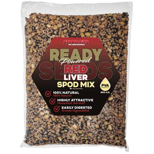 Starbaits Mag Mix Spod Ready Seeds Red Liver 3kg