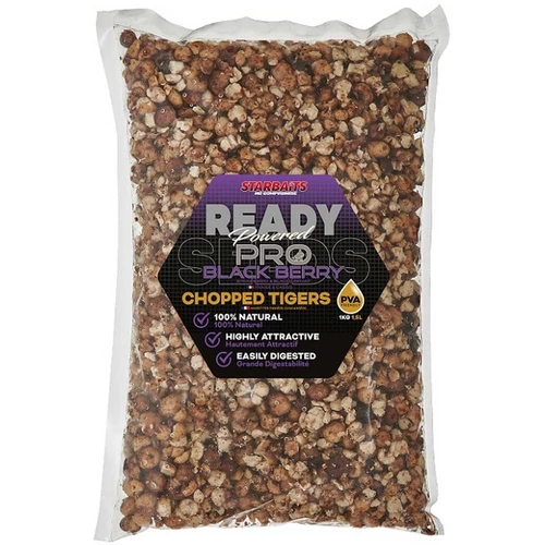 Starbaits Tigrismogyoró zúzott Chopped Ready Seeds Pro Blackberry 1kg