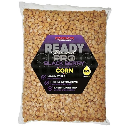 Starbaits Kukorica Ready Seeds Pro Blackberry 3kg