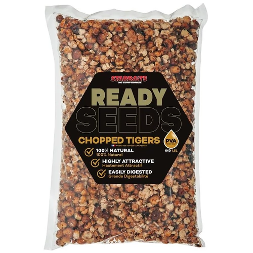 Starbaits Tigrismogyoró zúzott Chopped Ready Seeds 1kg