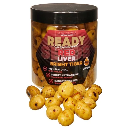Starbaits Tigrismogyoró Bright Ready Seeds Red Liver 250ml