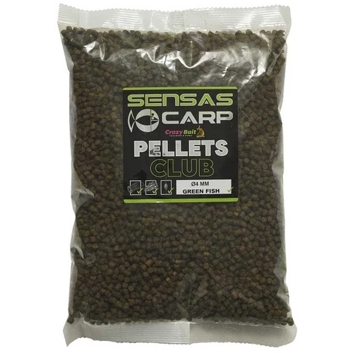 Sensas Pellet Club Green Fish 1kg 4mm